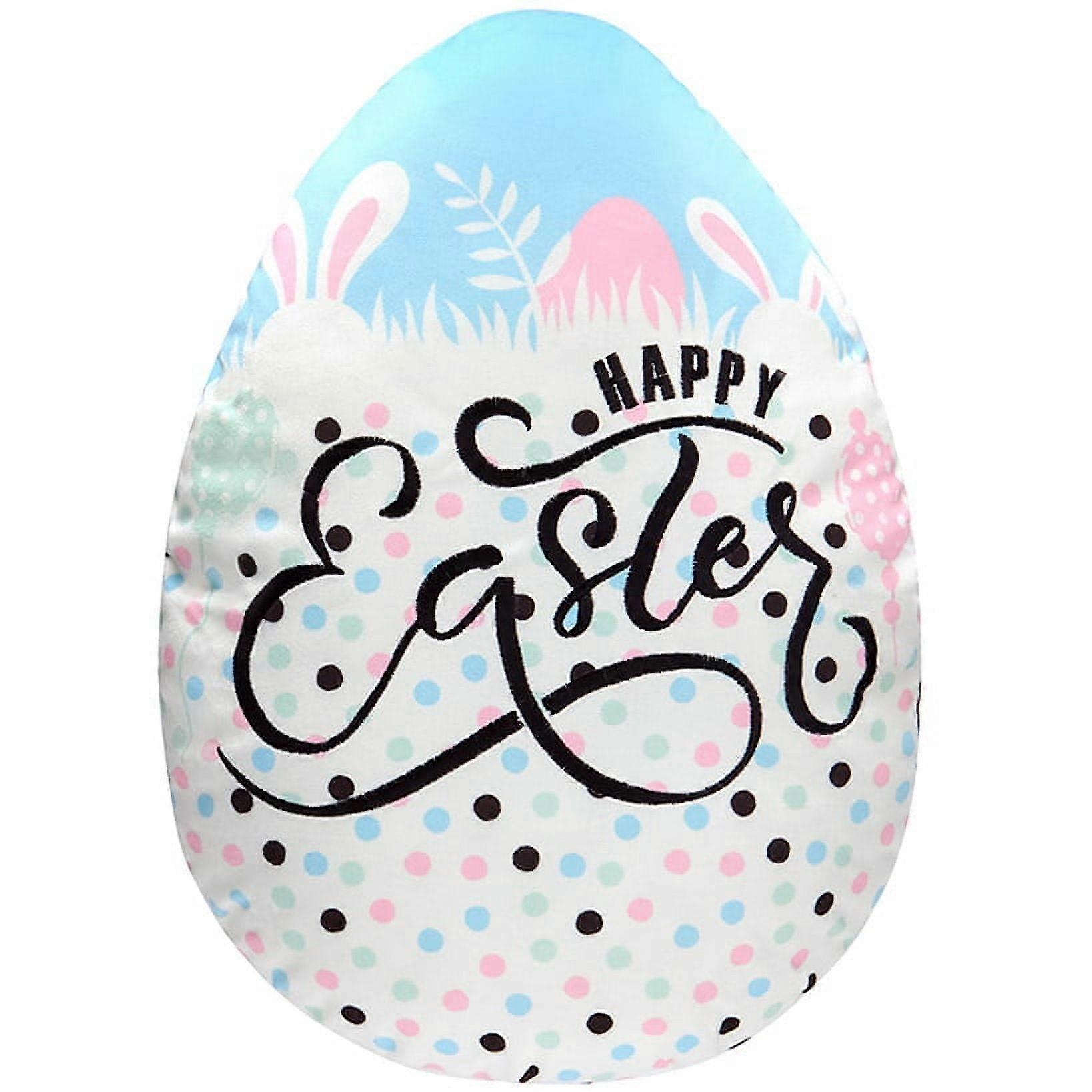 The Lakeside Collection Spring Novelty-Shaped Accent Pillows - Easter Egg