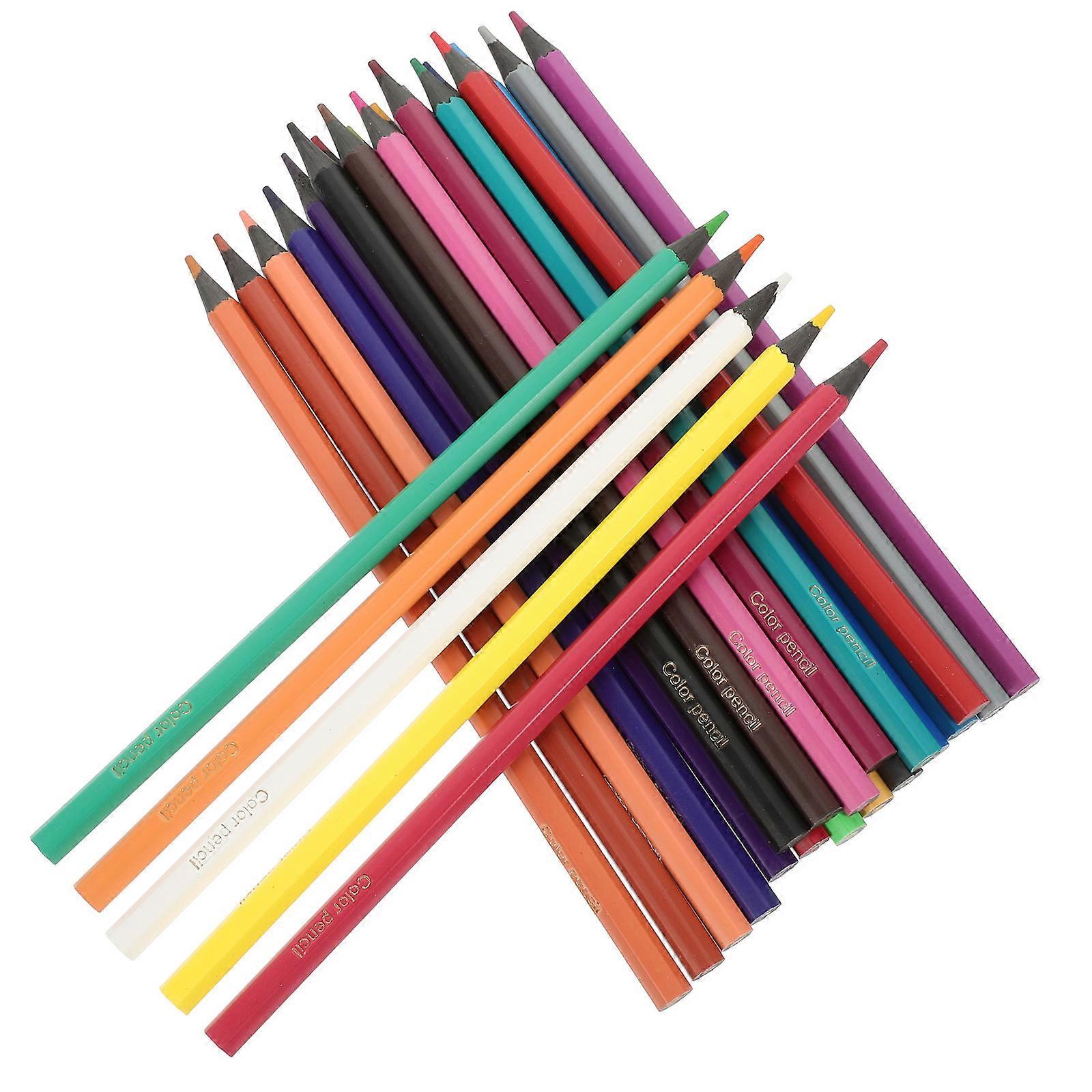 Colored Pencils Set 24Pcs Paper Material Pre-Sharpened Pencils for Writing