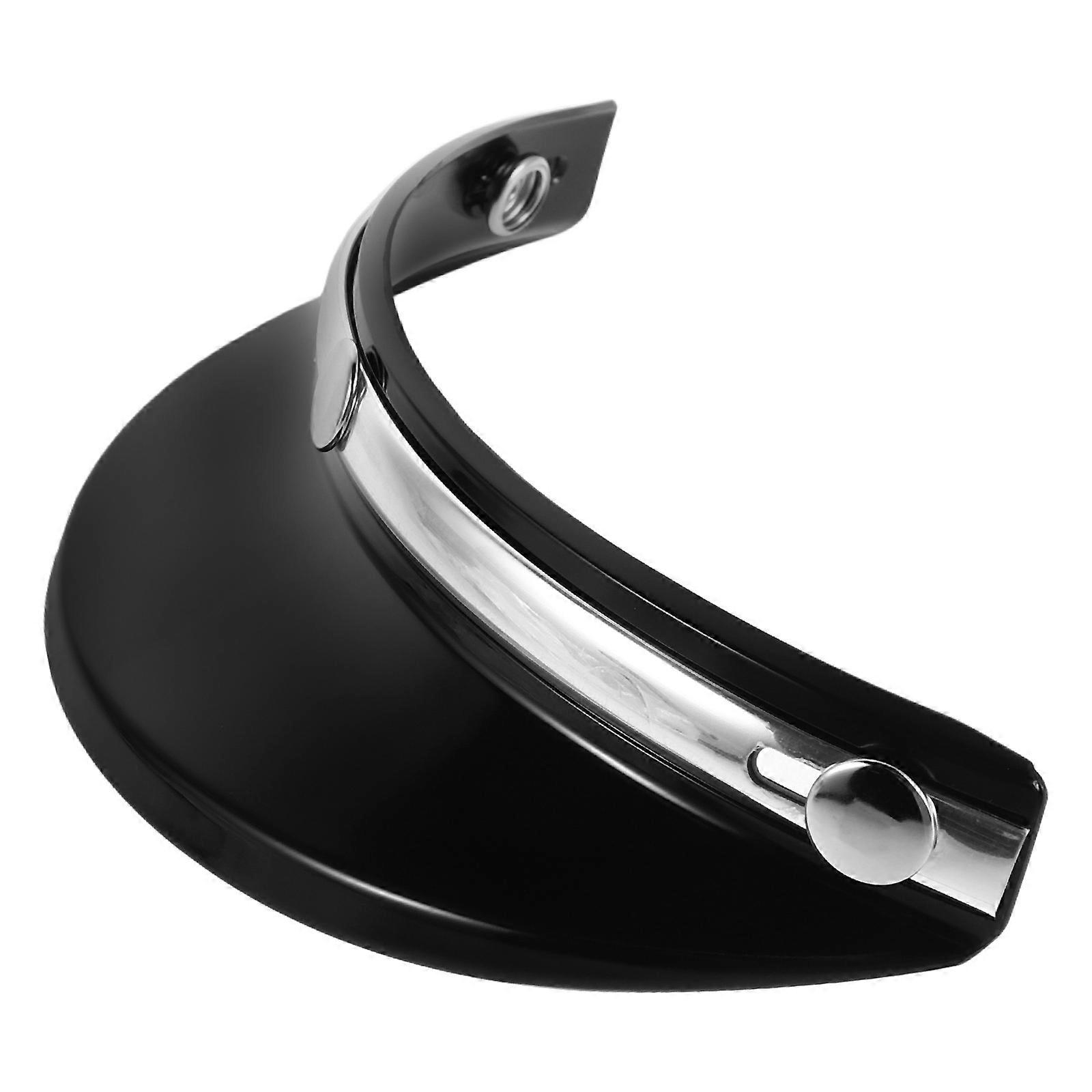 Retro Sun Shield Visor for Motorcycle Use 3Pcs Attachment