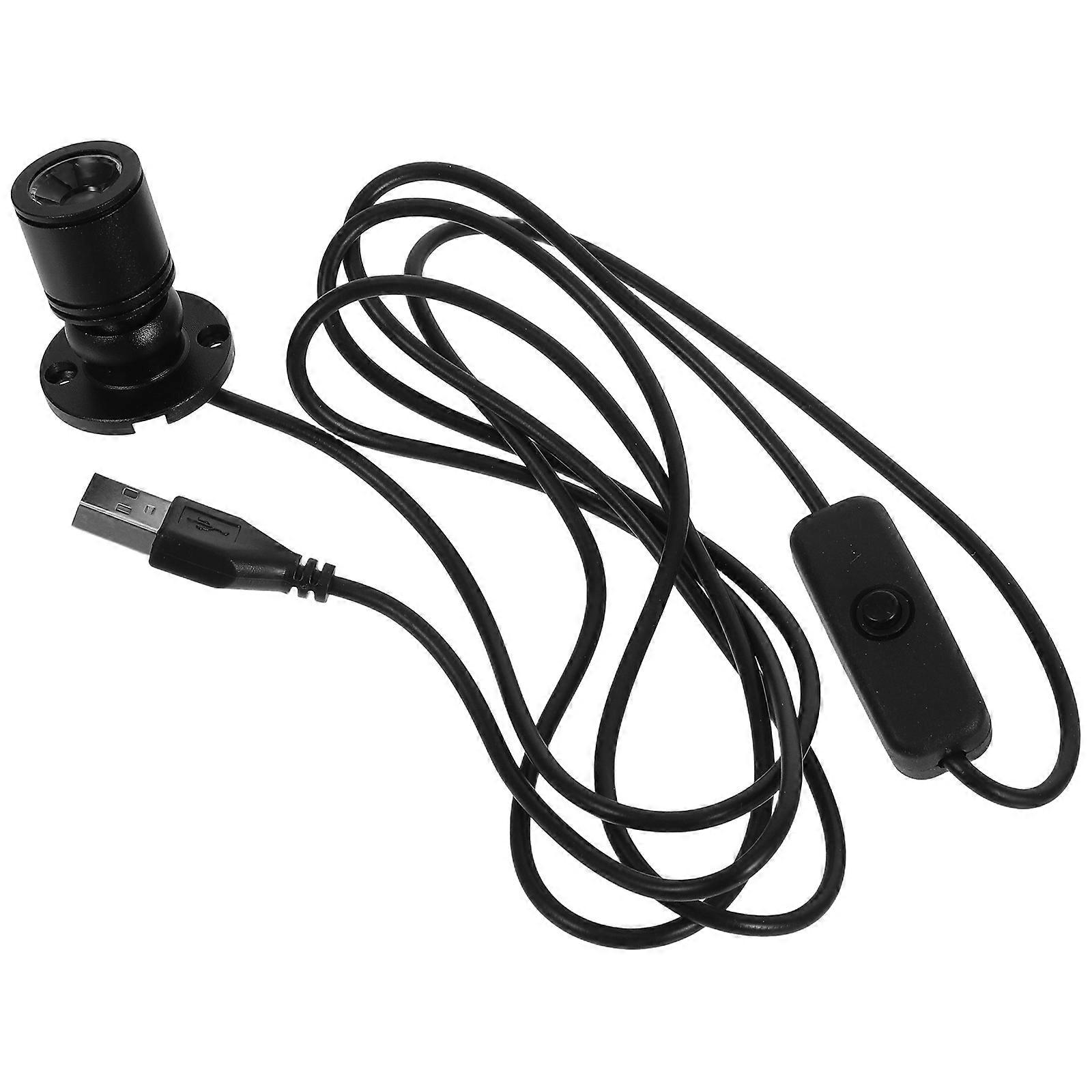 Mini Indoor Spotlight With Low Power Consumption For Cabinet Lighting Featuring USB Connectivity 2Pcs