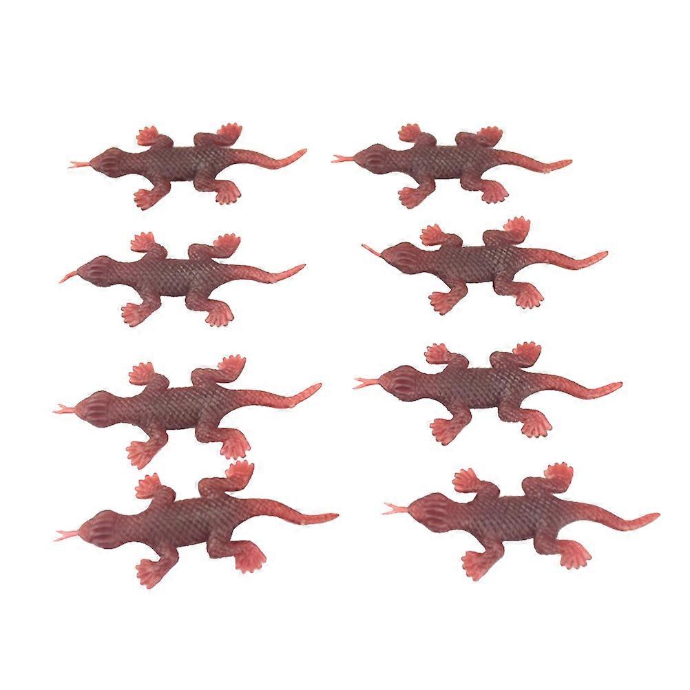 Prank Toy Gecko for Halloween Trick 10Pcs Realistic Spooky Toys