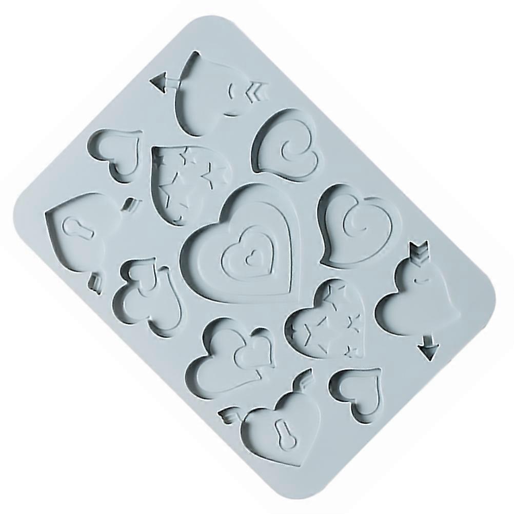 Sky- Heart Silicone Cake Mold for Baking Use 2Pcs Set