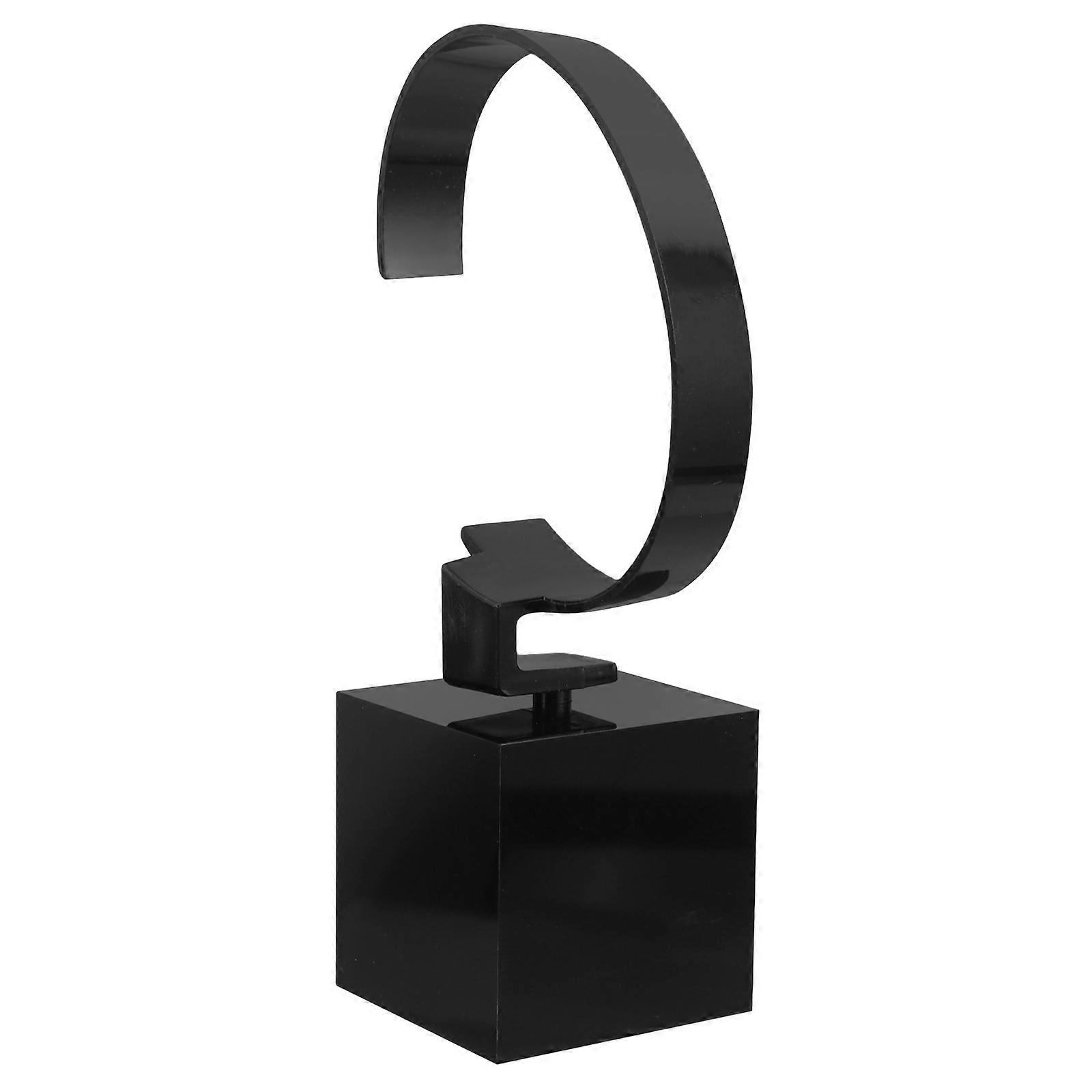 Bangle Holder Acrylic Display Rack for Storage Use 2Pcs Black