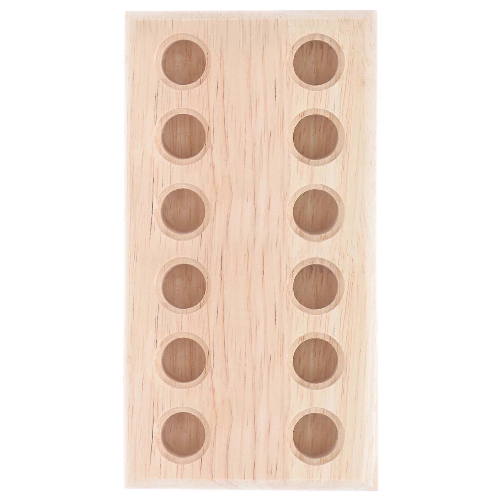 Wooden Pliers Holder Efficient Work Storage Solution Beige Rectangular Shape 1Pack For Professionals