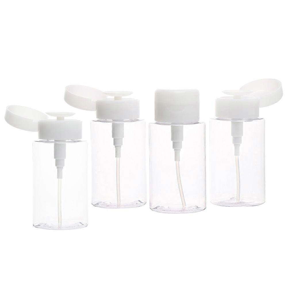 Makeup Remover Bottle Plastic Pump Container for Storage 12Pcs Set