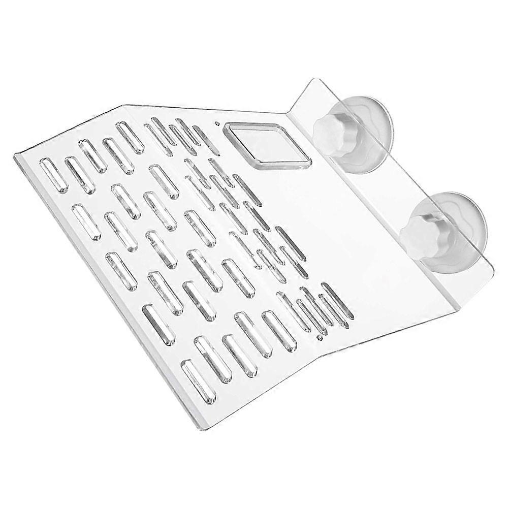 Turtle Tank Accessories Above Tank Basking Platform Reptile Resting Place Acrylic Sunbathing 24x20cm 1Pcs