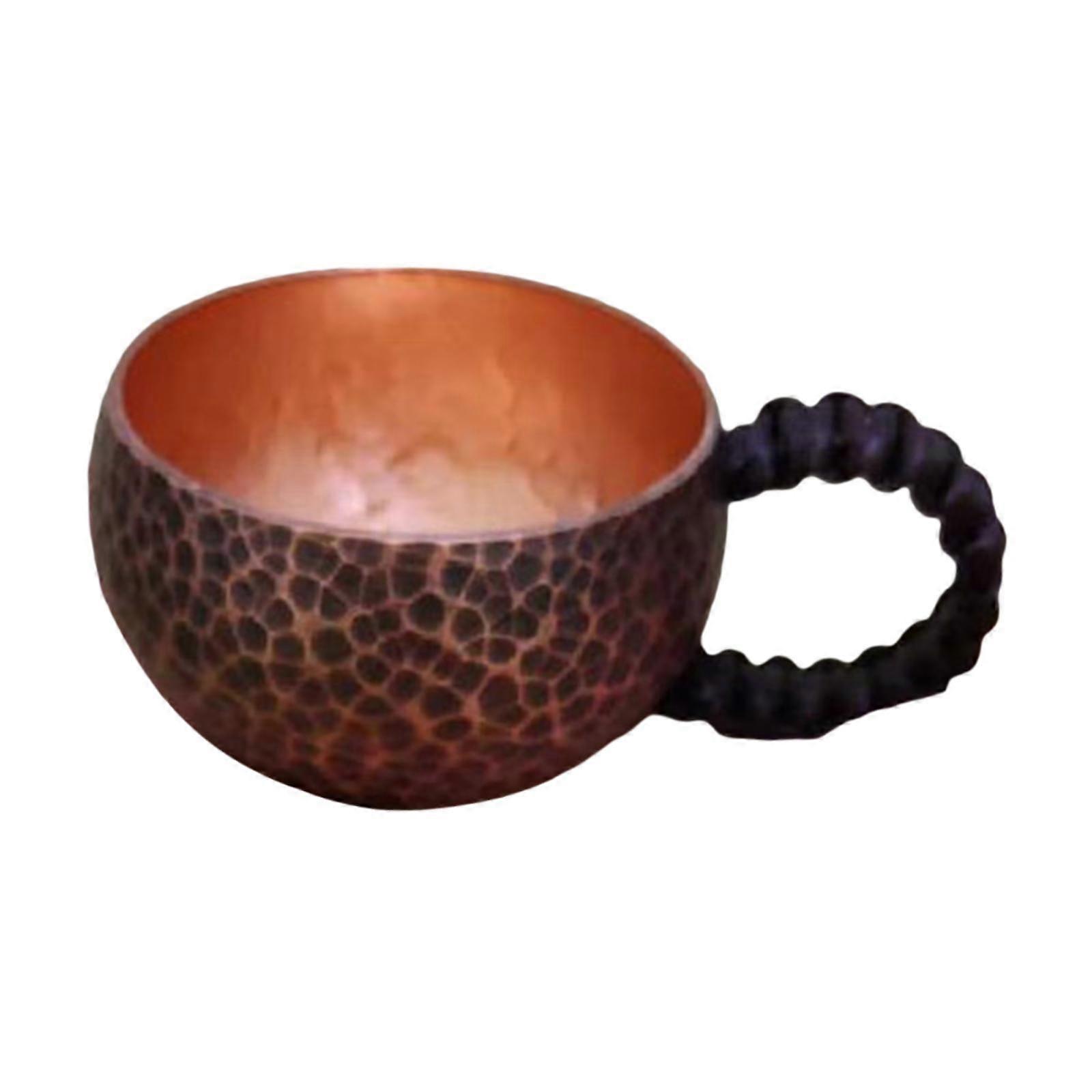 Chinese Copper Tea Cup Stackable Kitchen Accessories Tea Tasting Cup for BBQ