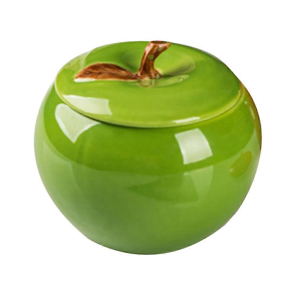 Decorative Storage Container Ceramic Fruit Lid for 3Pcs Desktop