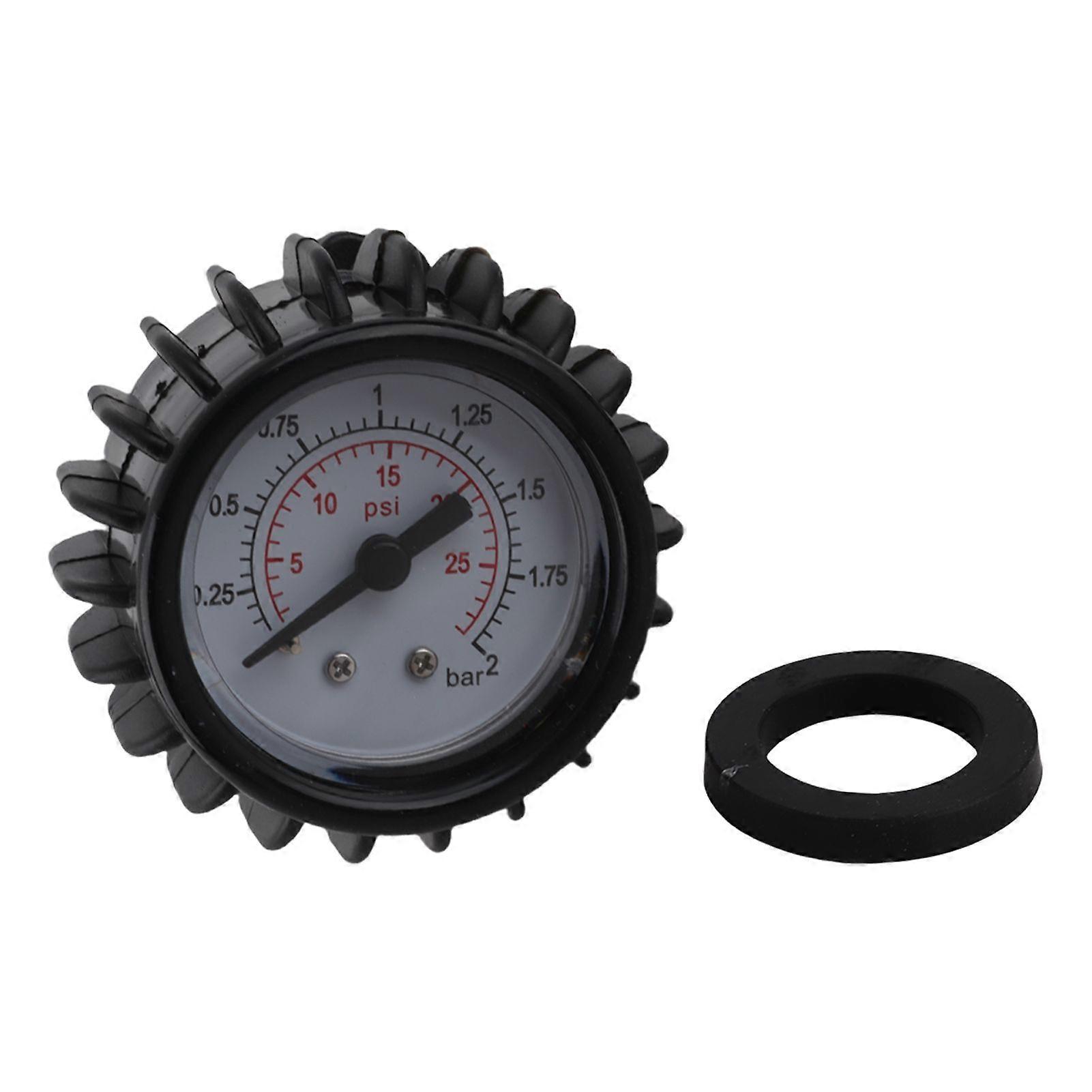 Inflatable Boat Barometer Rubber Dinghy Unidirectional Pressure Gauge Measuring Tool