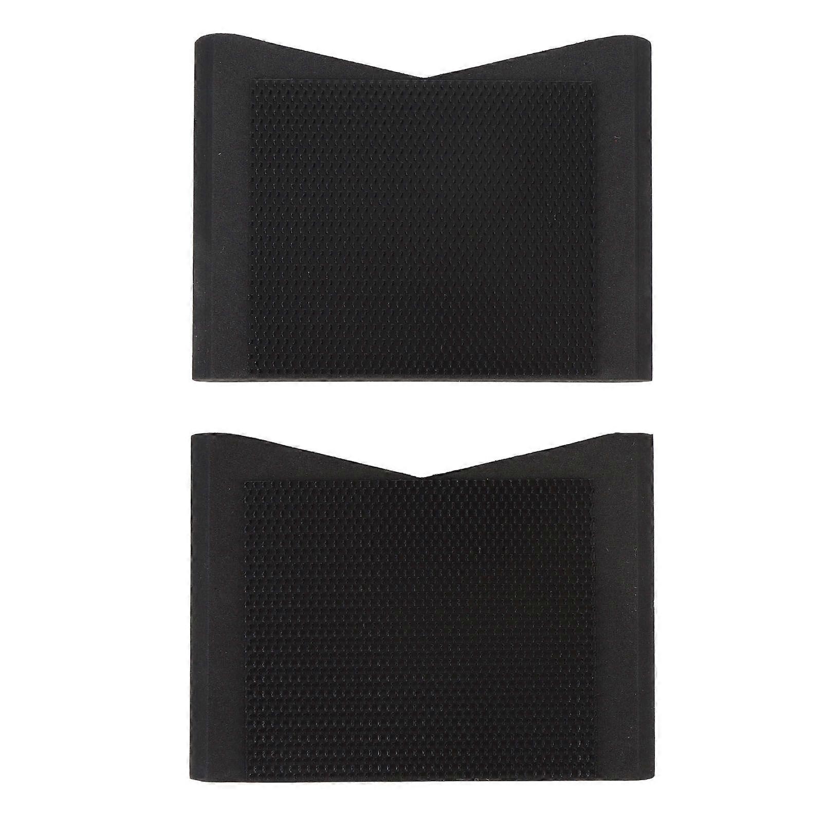 2 Pcs Drum Pedal Block Slide Prevention Nylon Hook Loop Fastener Soft EVA Foam Hi Hat and Pedal Anchor System