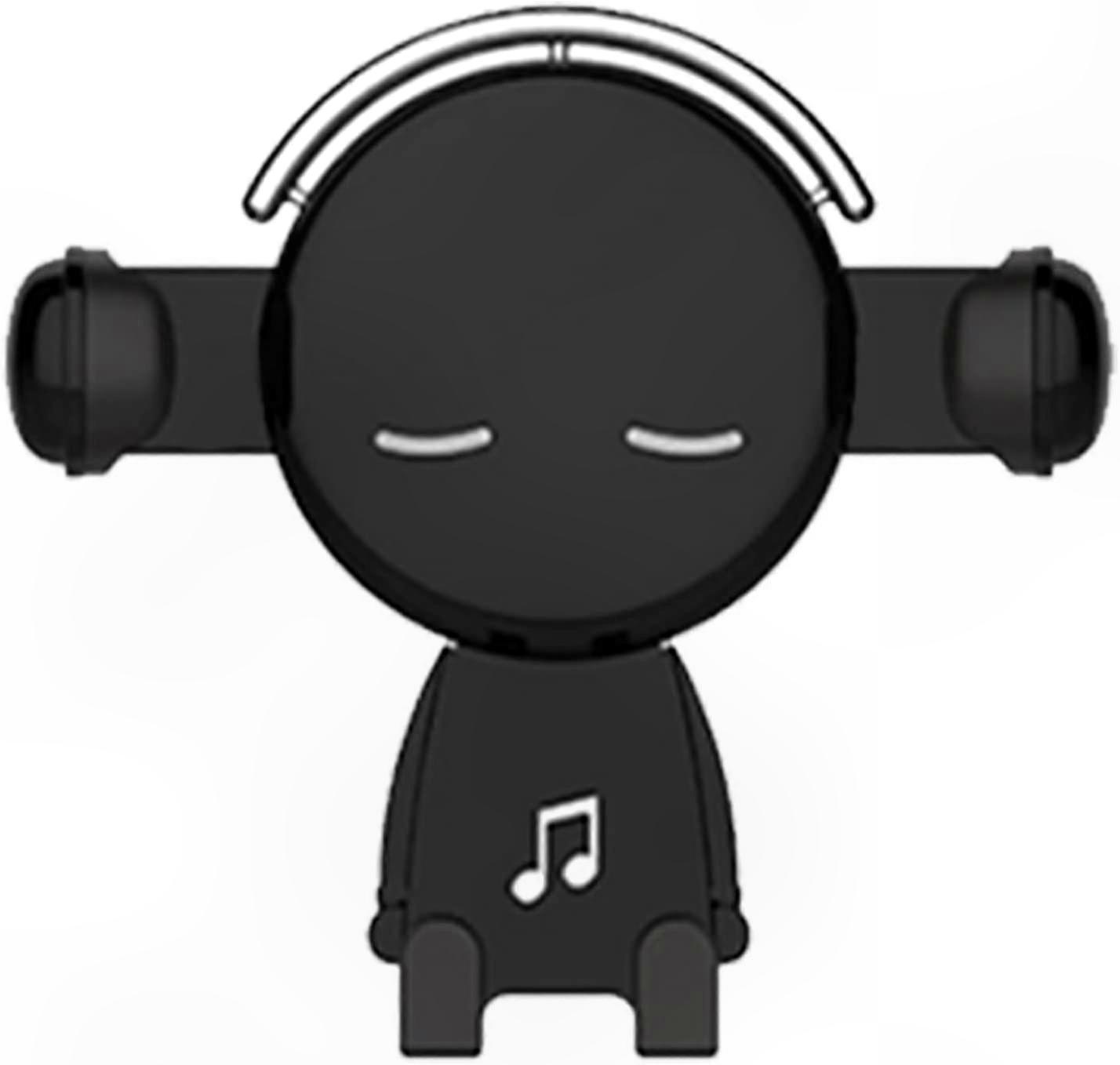 Kawaii Car Phone Holder, Automatic Locking Gravity Linkage Hands Free Vent Mount