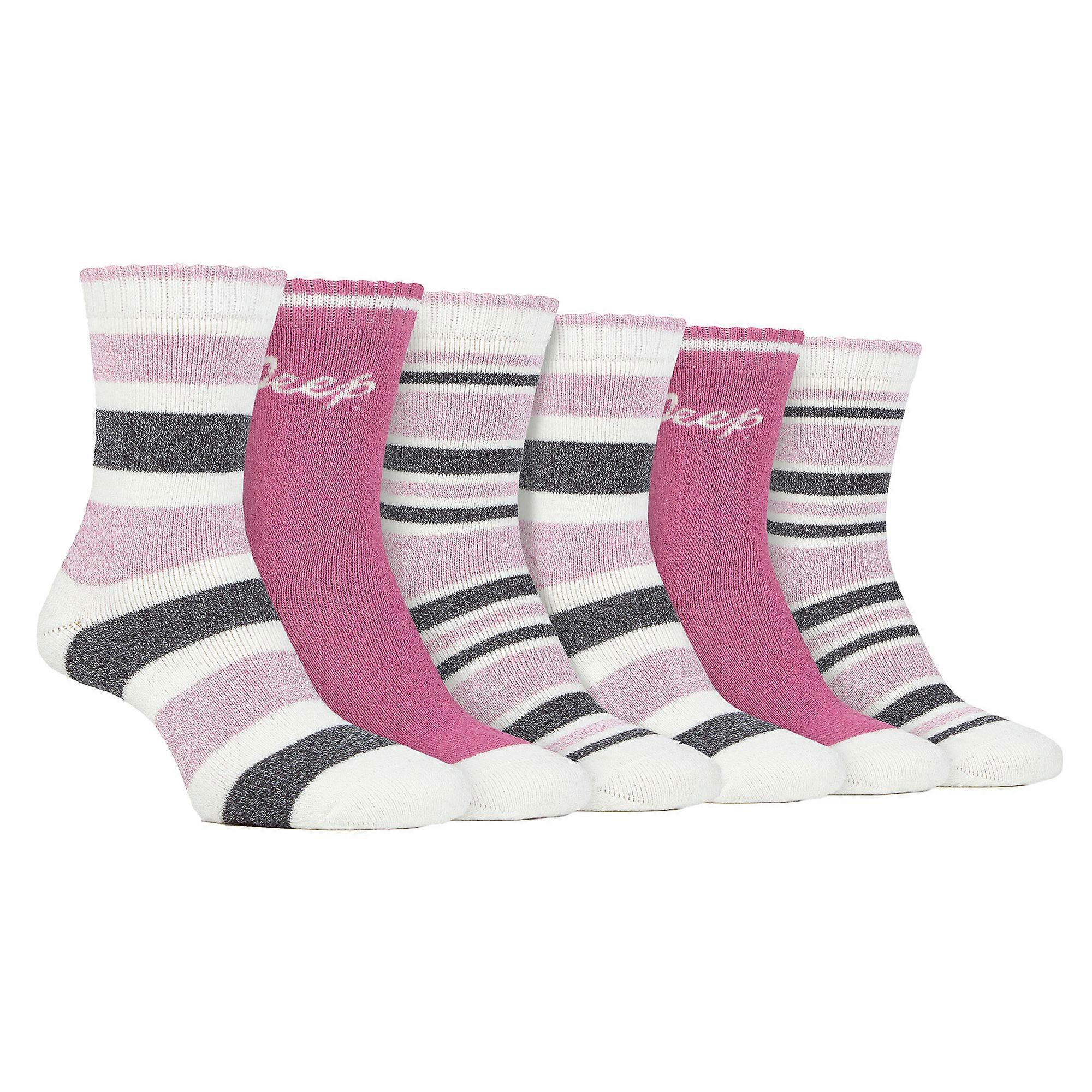 Jeep - 6 Pack Ladies Walking Performance Boot Socks