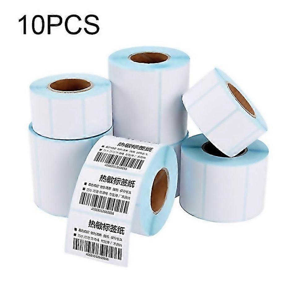 For 10 Pcs 40x20x1500 Selfadhesive Thermal Barcode Label Paper