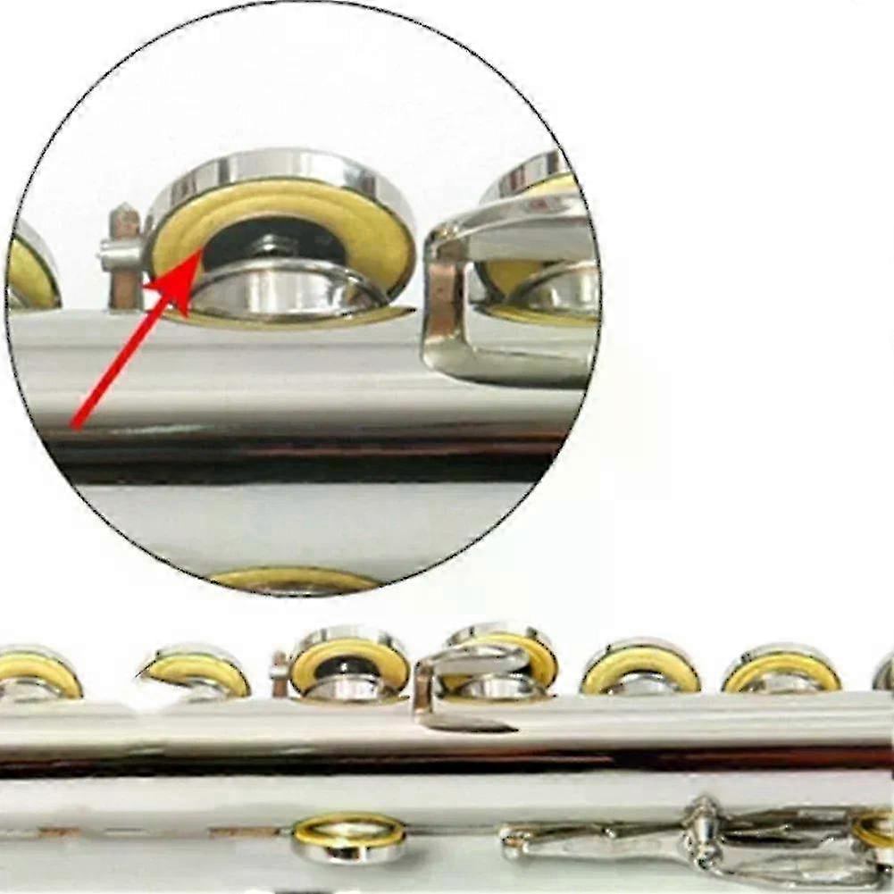 Flute Maintenance Flute Leather Pads Cork Flute Pads High-quality Sheep Packaging Optimal Performance For 16/17 Hole Flute hwy 25-26