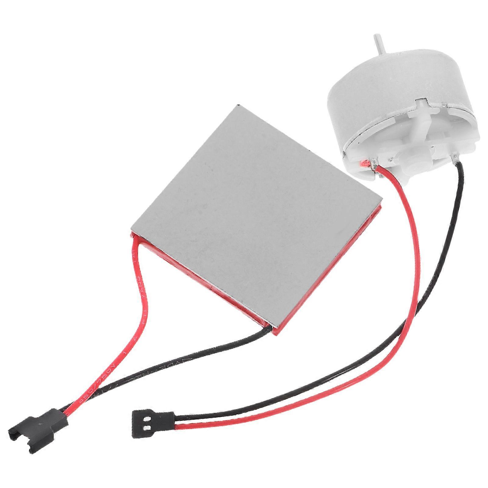 Iron Fireplace Fan Motor Set for Home 3Sets Replacement Motor Kit