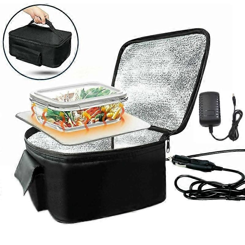 12V Car Insulation Bag US Plug Heated Lunch Box