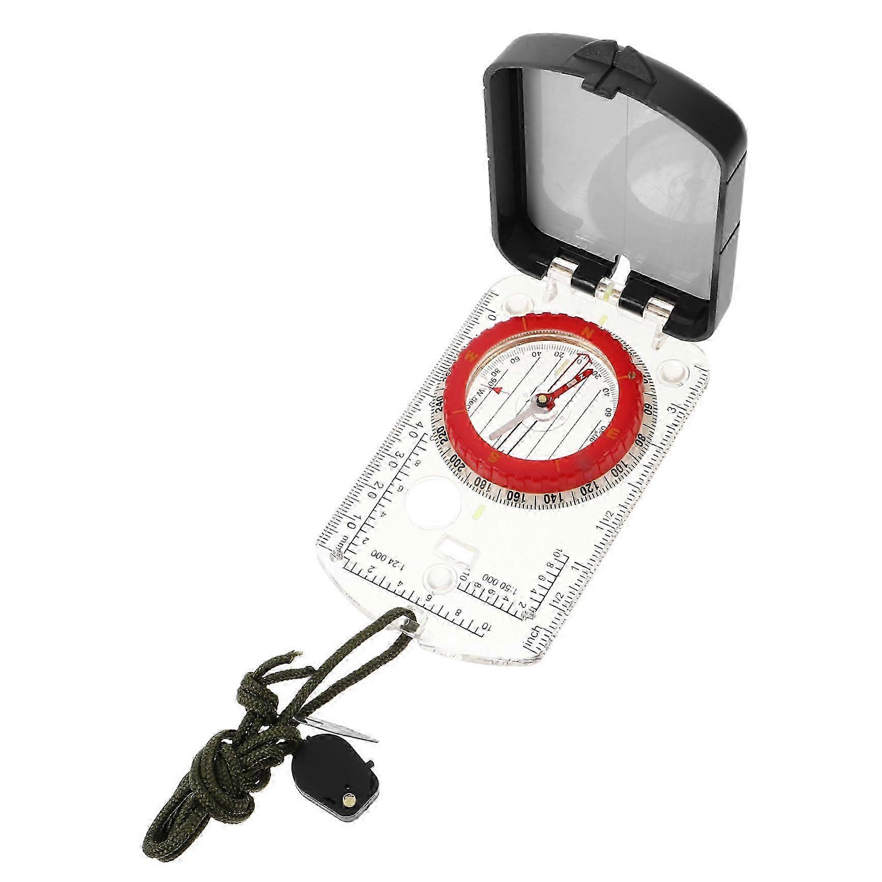 Outdoor Camping Compass for Hiking Navigation, Portable Survival Pocket Compass, Multi-Function Orientation Device