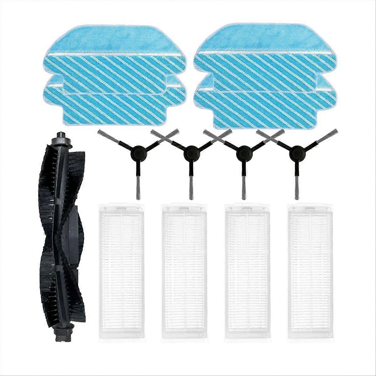 For Proscenic M6 Pro Robot Main Side Brush Hepa Filter Mop Cloth,C