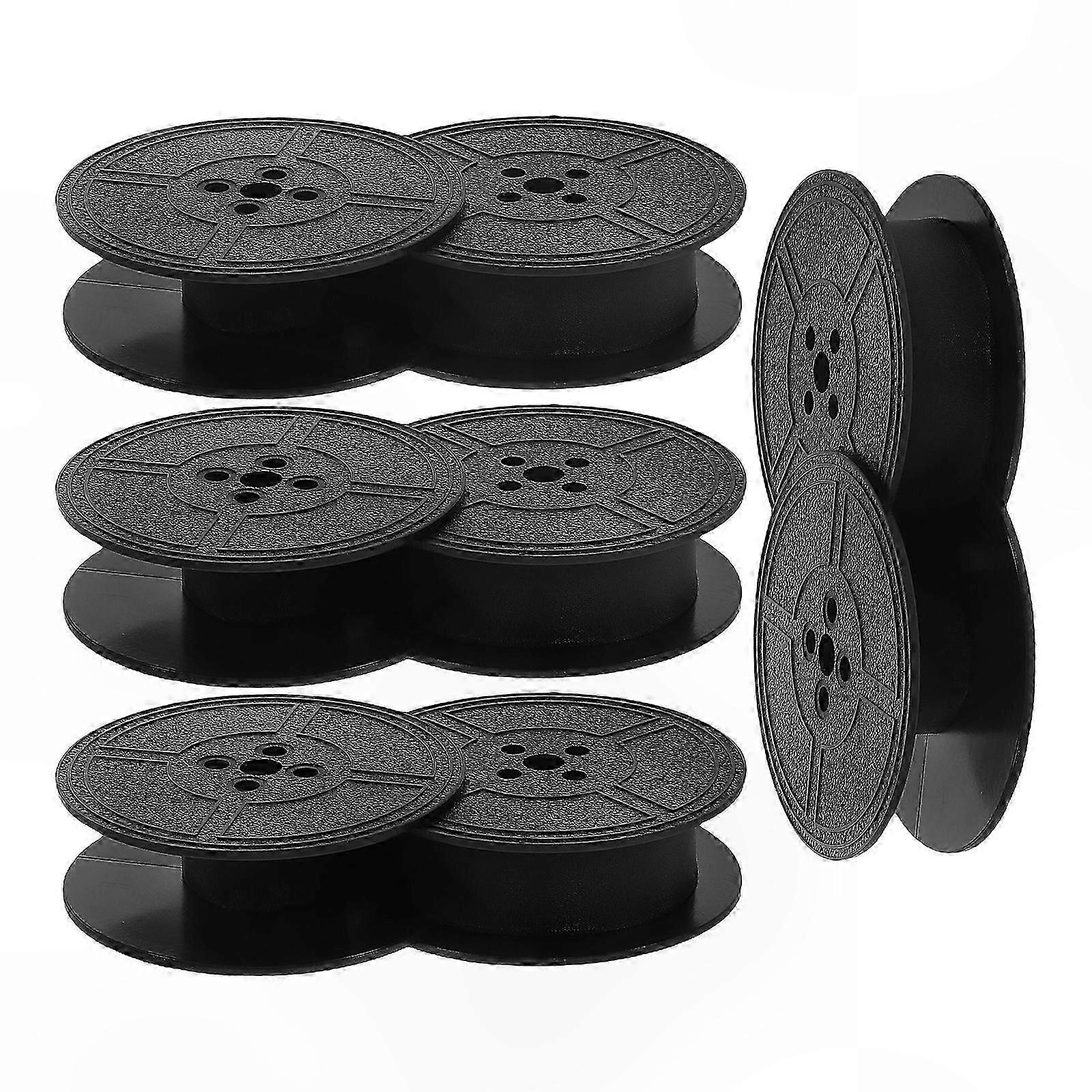 Universal Typewriter Ribbon Set, 8-Pack, Compatible with Vintage Models, Easy to Install, Clear Print Quality Replacement Ribbons