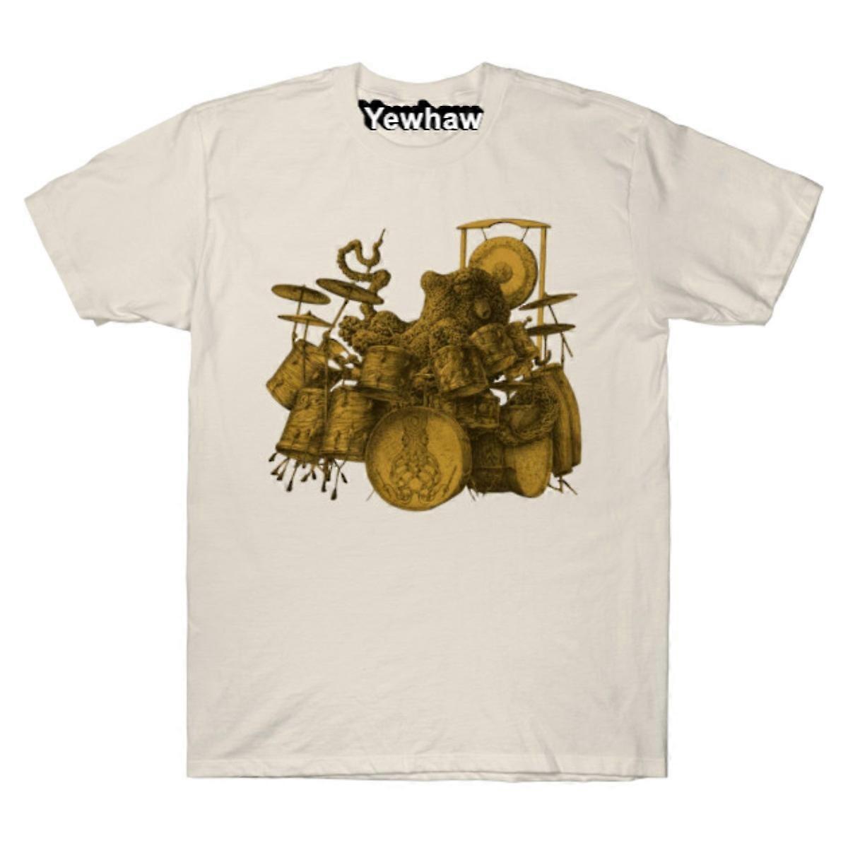 Camiseta Polvo tocando bateria