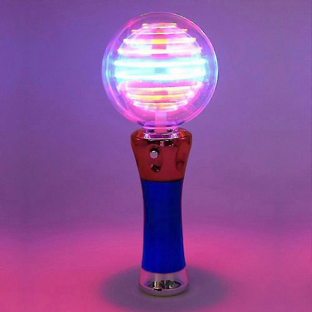 Light Up Magic Ball Colorful Led Spinning Globe Star Wand