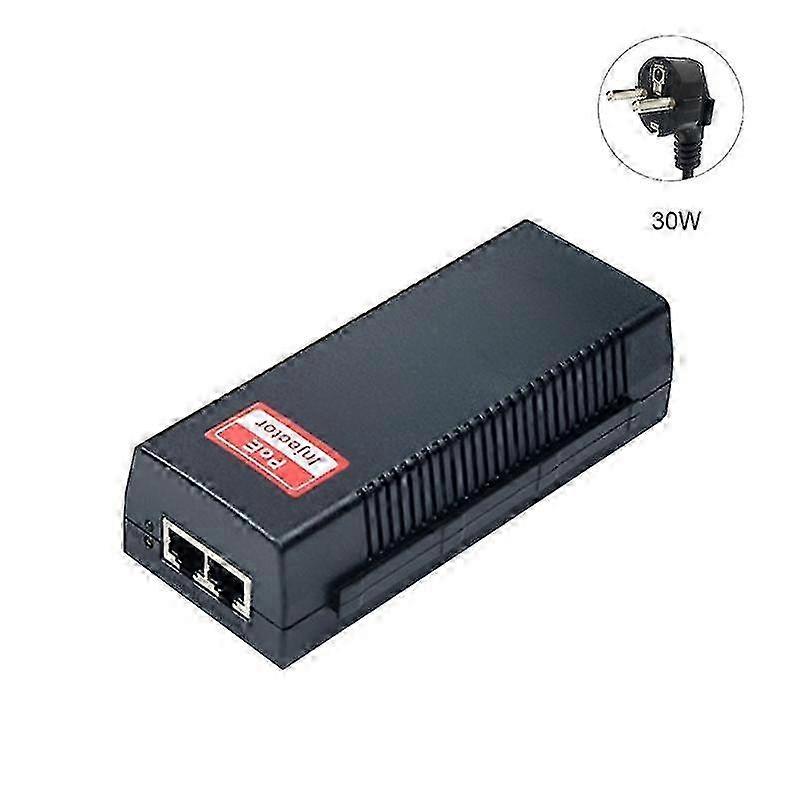 1000Mbps Active POE Power Supply Single-port 30W Active PoE Injector Adapter