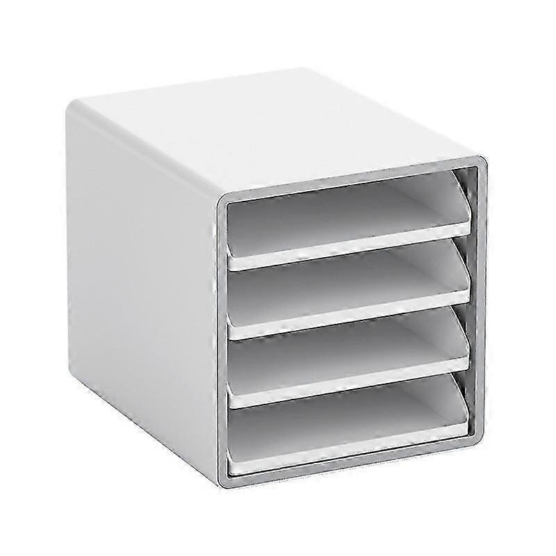 A4 Paper Desktop Storage Rack Document Drawer Organizer Multilayer Student Book Sorting Box For Home Classroom Office Supplies
