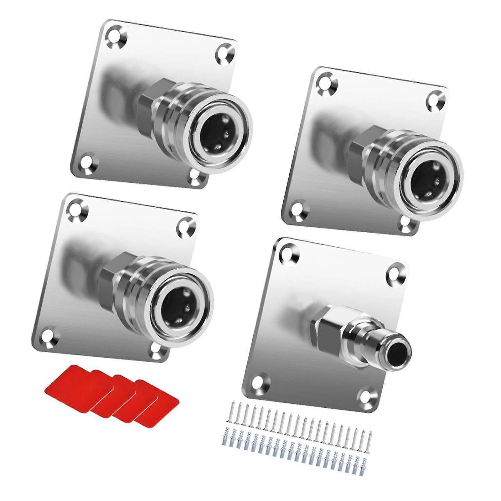 Sturdy Metal Wall Bracket for Pressure Washers Universals Mounting Systems with Quick Connection Interface Multicolor