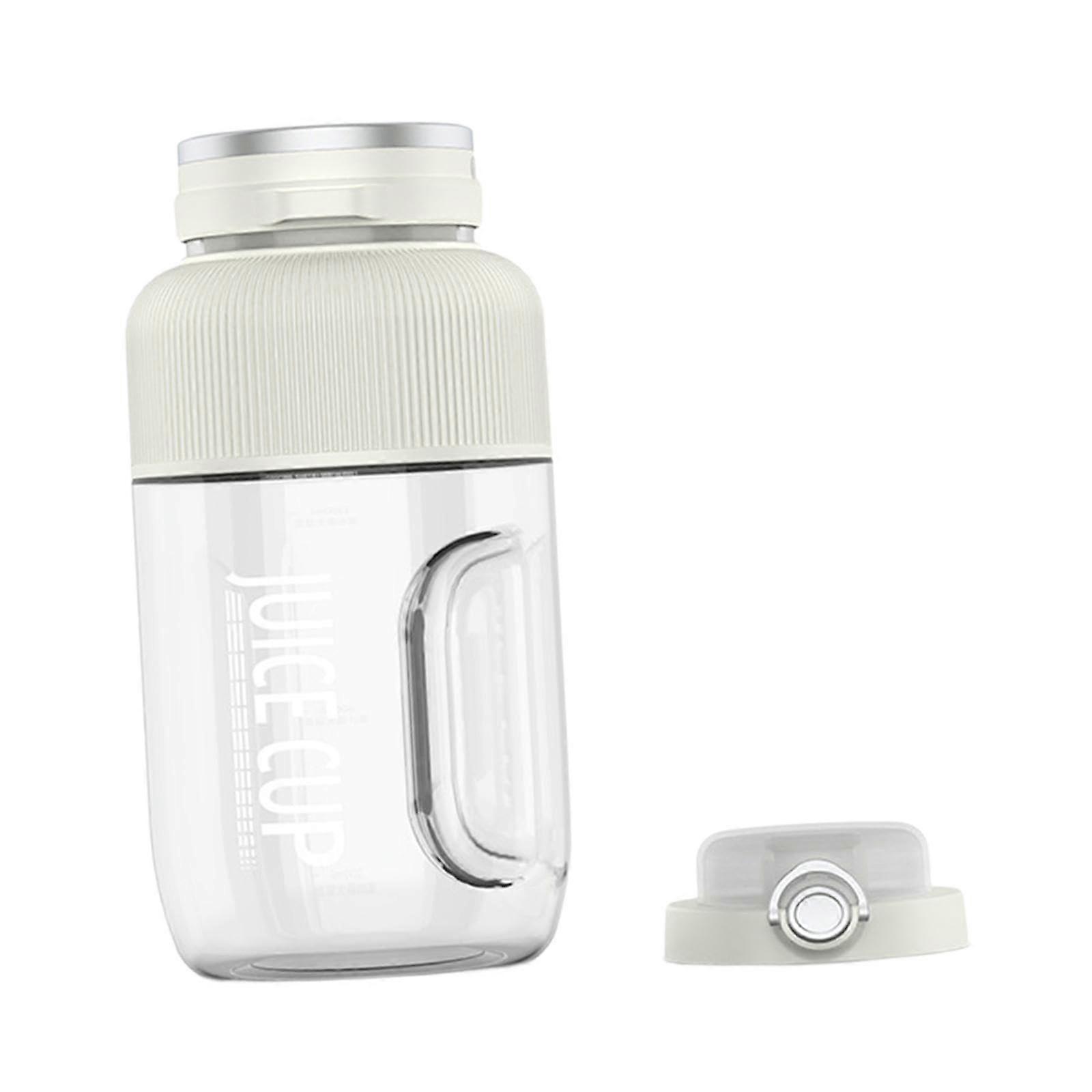 Portable Blender Juicer Cup 1.2L Capacity Beige Color 23.8x12 cm Dimensions Shakes For Smoothies Home Use