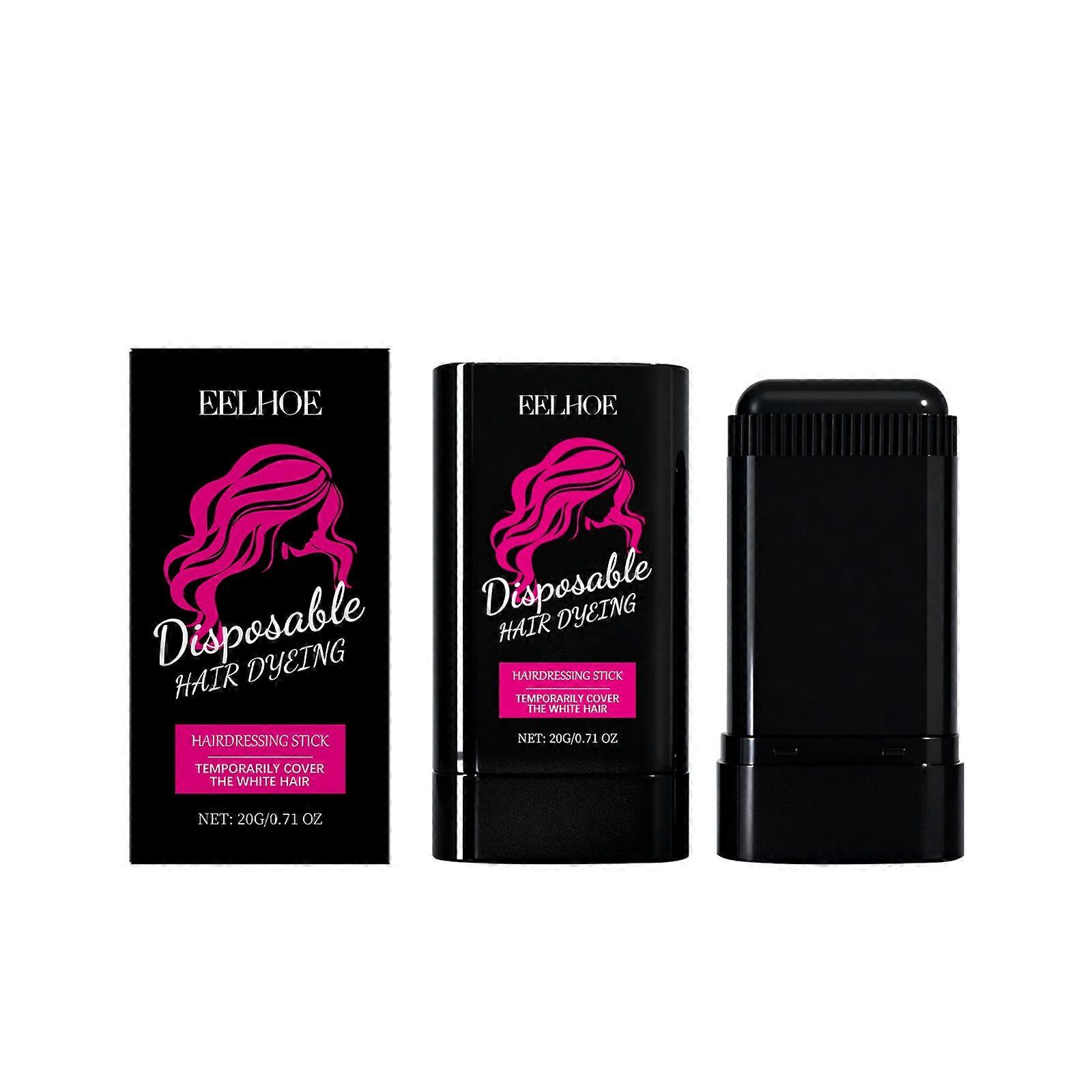 Eelhoe Black Hair Cream Is Even, Lustrous, Naturally Color-Showing, Waterproof And Sweat-Proof, Suitable For Both Men And Women, And Portable For Trav