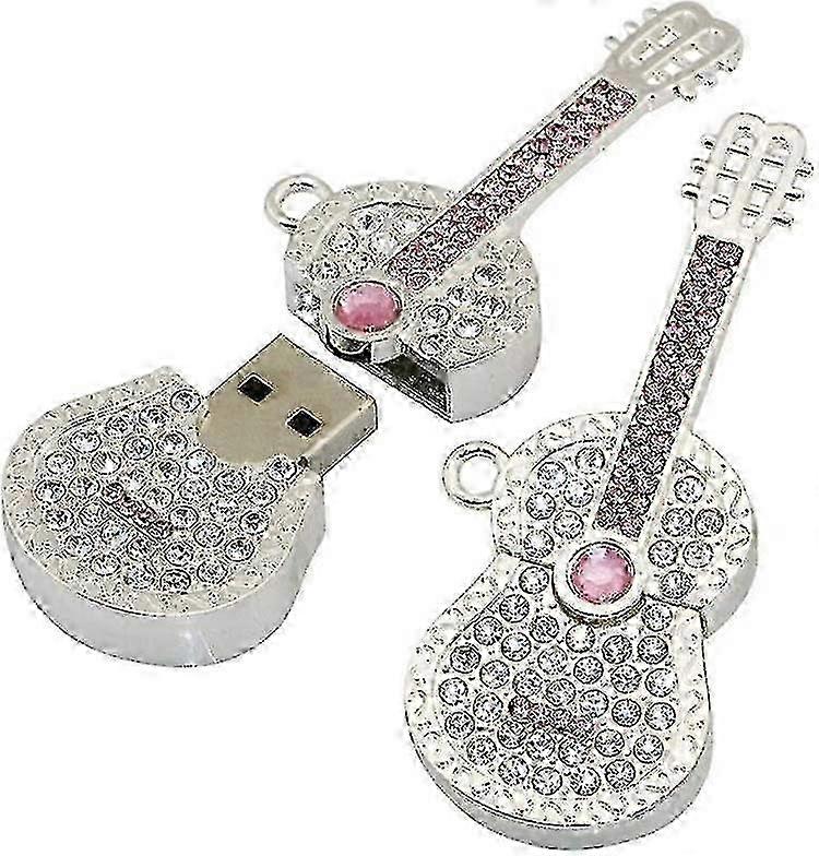 USB Flash Drive 64GB Guitar Shape Memory Stick Thumb Drives USB 2.0