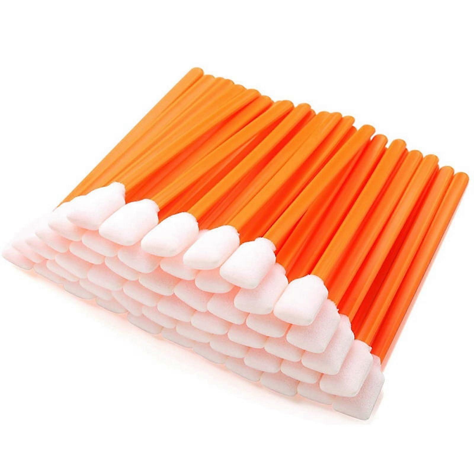 100 Pcs Foam Swabs Sticks Cleanroom Detailing Swab Sponge Sticks for Inkjet Printer, Optical Instruments,Camera Sensors