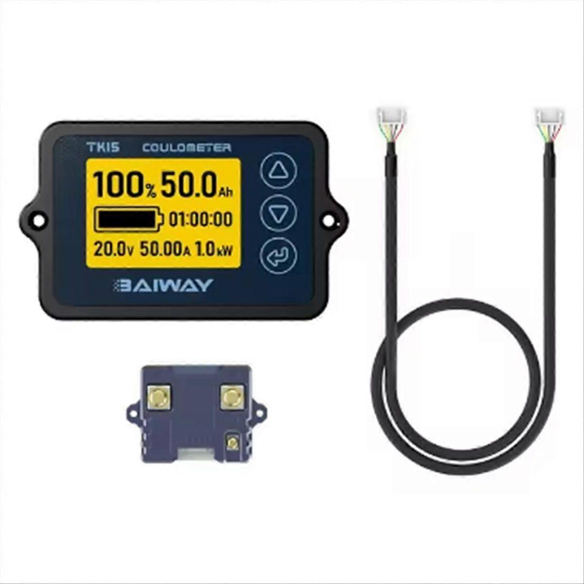 Coulometer Batterijcapaciteitsindicator Professionele precisie voertuig Batterijcapaciteitstester Volta