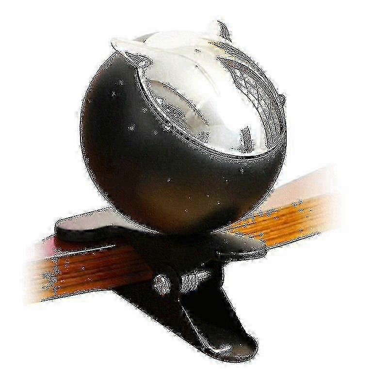 أزياء منفضة سجائر معدنية مع غطاء مطلي بالكروم - مشبك حزام ، لتثبيت منفضة سجائر