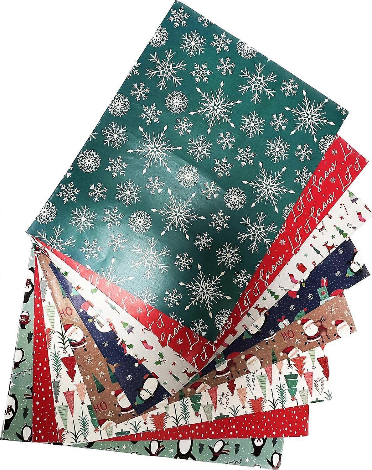 Julpapper 24 ark 70x50cm