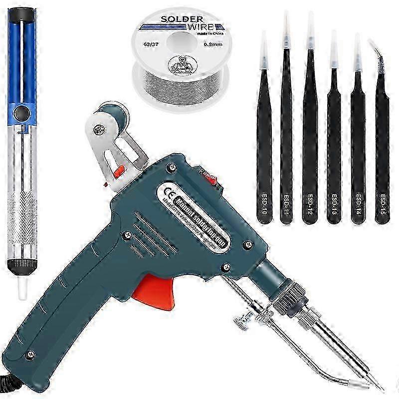 60w Internal External Heated Soldering Iron Set Heating Automatically Send Tin Welding Repair Tools