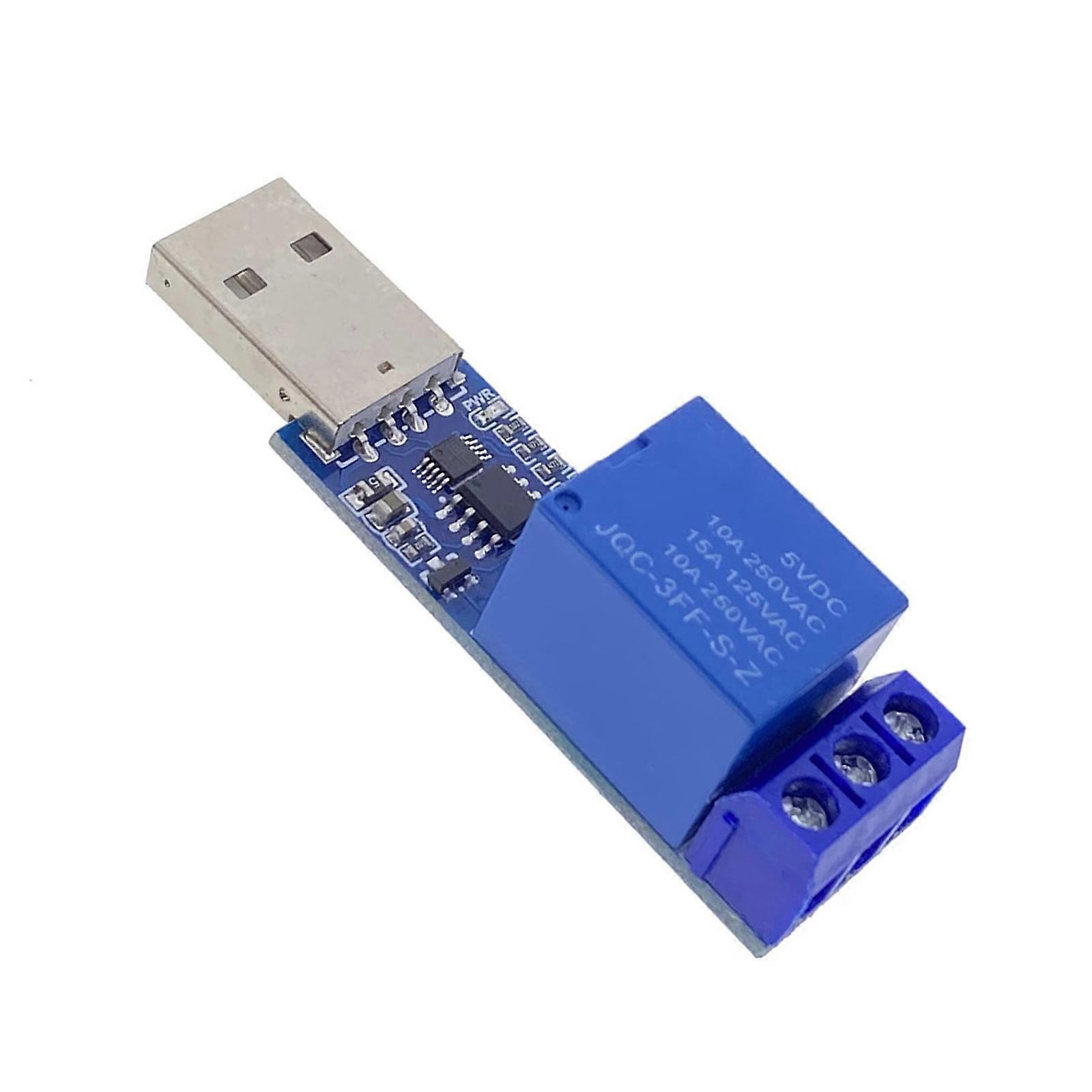 Intelligent Home Control Module USB Serial Port 10A Capacity Overcurrent Protective For Computer Automation Multicolor