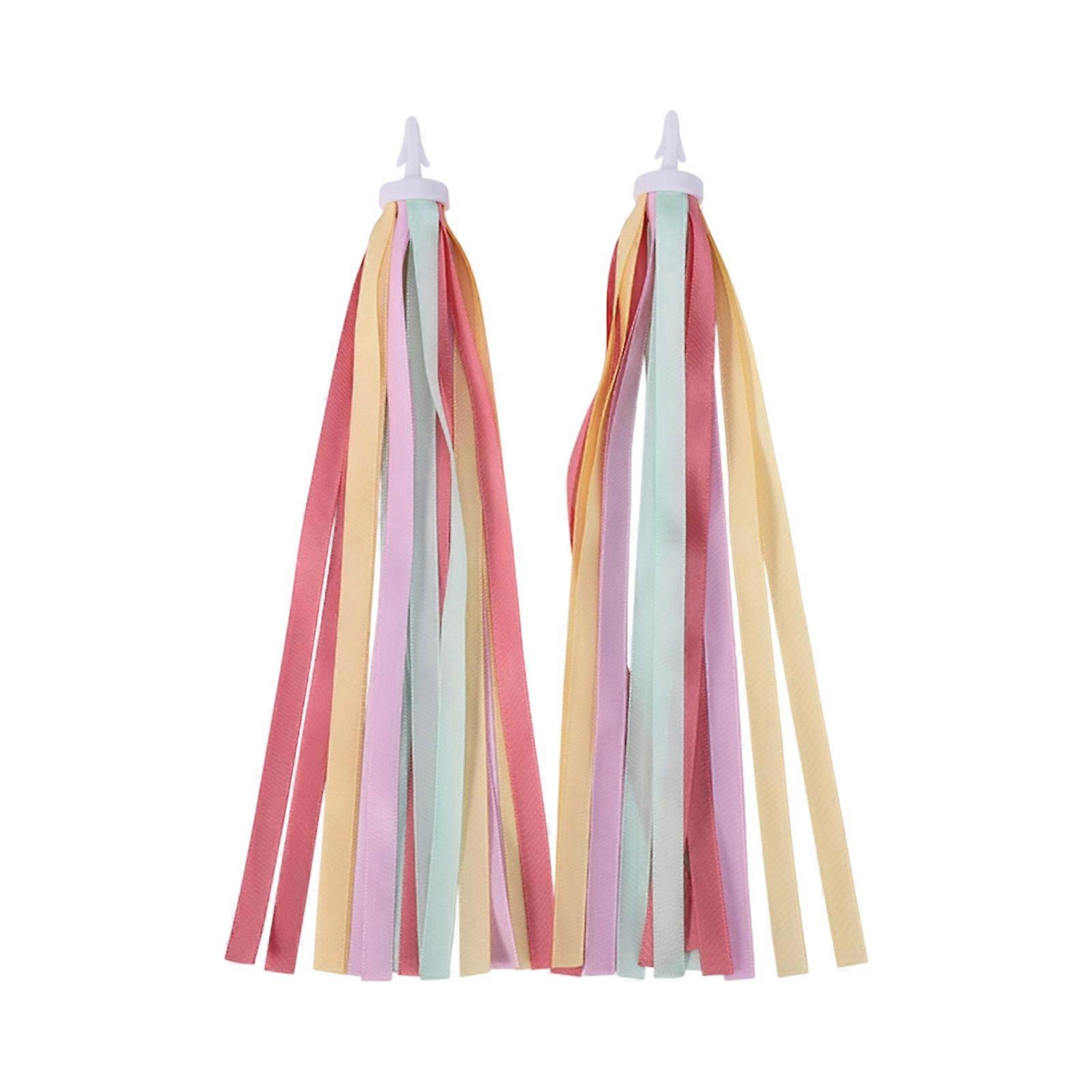 Customizable Motorbike Accessories Colorful Border Tassels For Childrens Ride Instance Quick Installation Unequipped Required Permanent Cloth