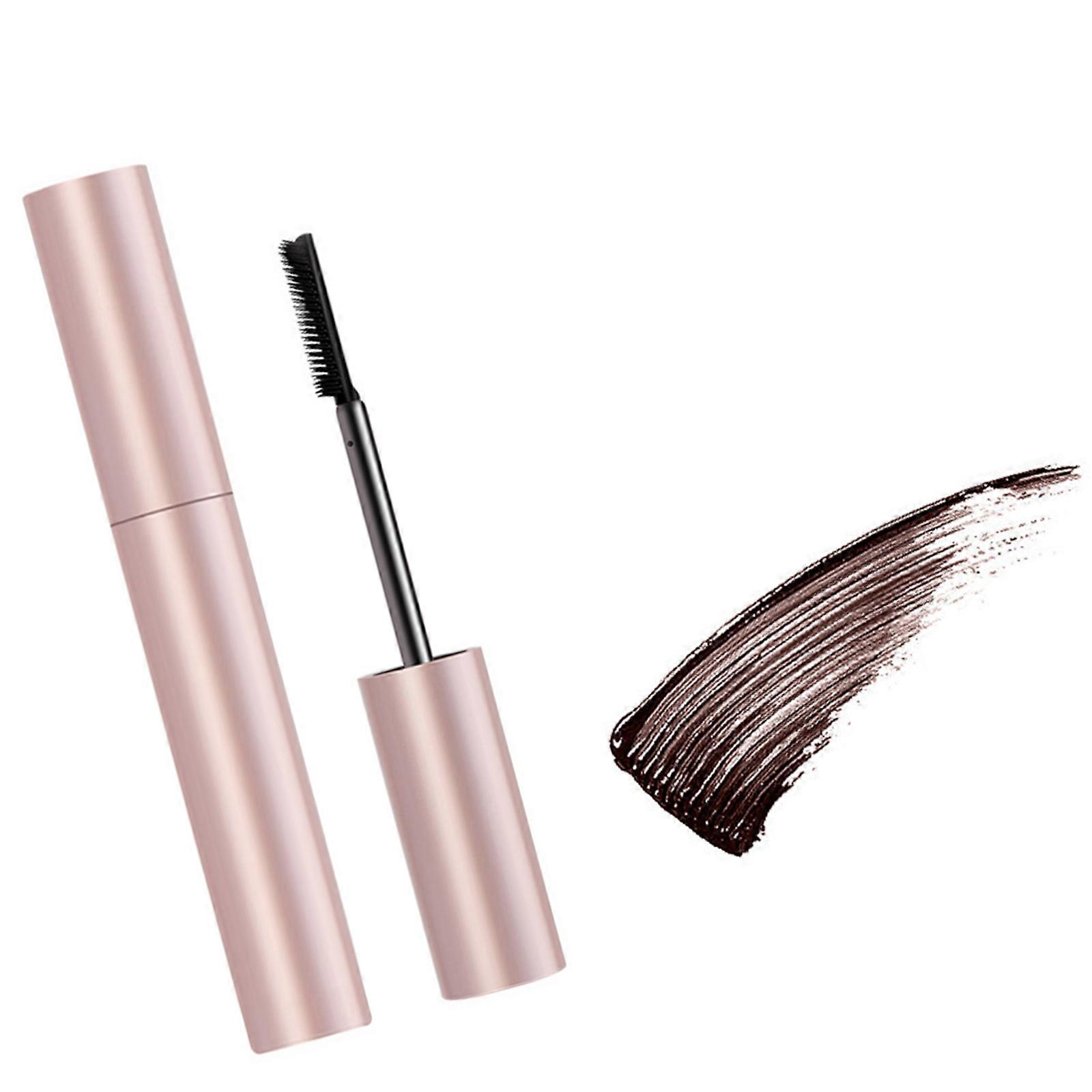 Volumizing Lengthening Mascara With 360 Degree Brush For Clump Free Curls And Waterproof SmudgeProof Formula  brown