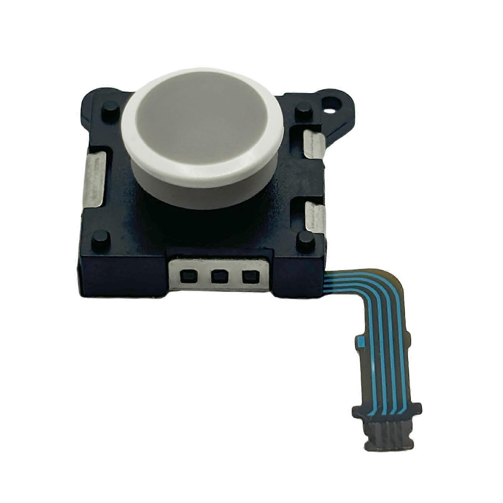 Game Joystick 3D Analog Thumb Stick Analog Stick Rocker Senser Module for PSV2000 Game Console Replacement Analog Stick  White