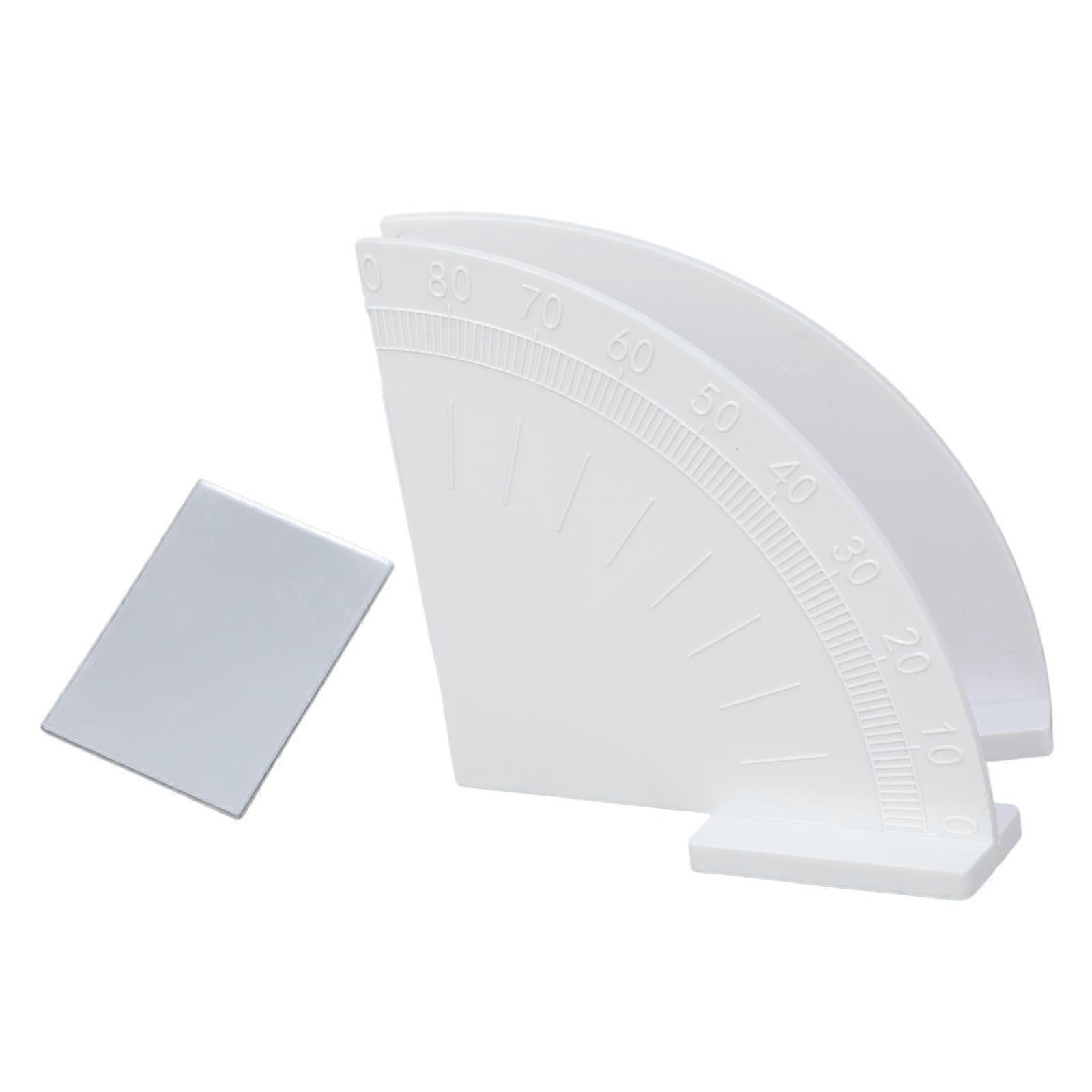 Folding Semicircle Protractor Optical Experiment Tool Plane Mirror Reflection Physical Experiment Tool Physical Toy Multicolor