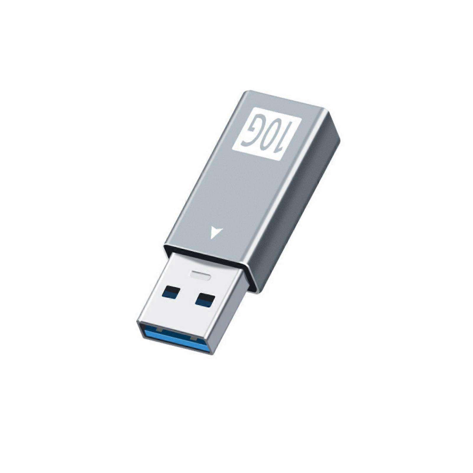 USB 3.1 Gen2 to USB C 3.1 Adapter with Two Sided for Efficient 10Gbps Data Transfer and Quick Charging Multicolor