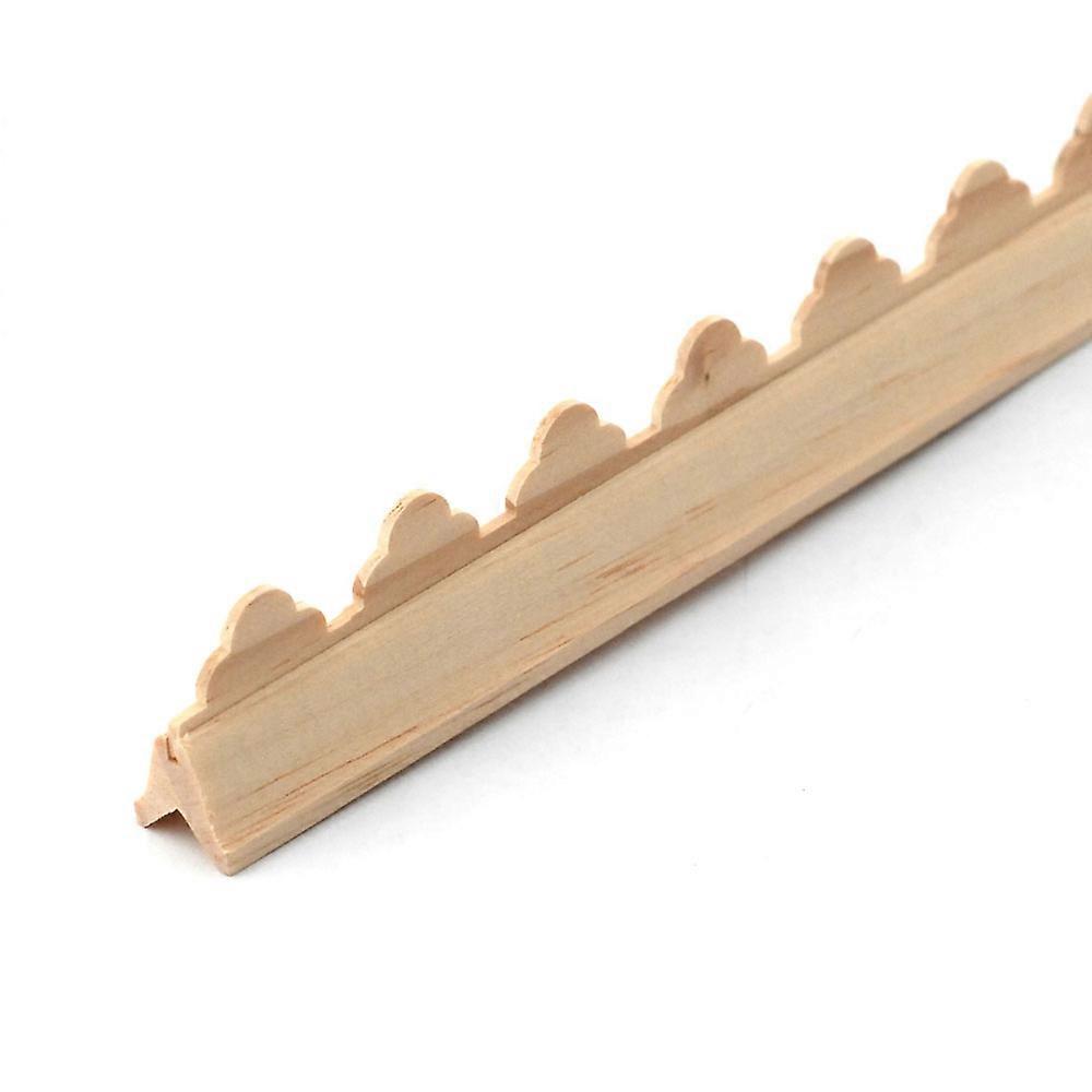 دمى البيت بناة Diy 1:12 مقياس الخشب سقف الأخشاب ريدج اعتصام كبير