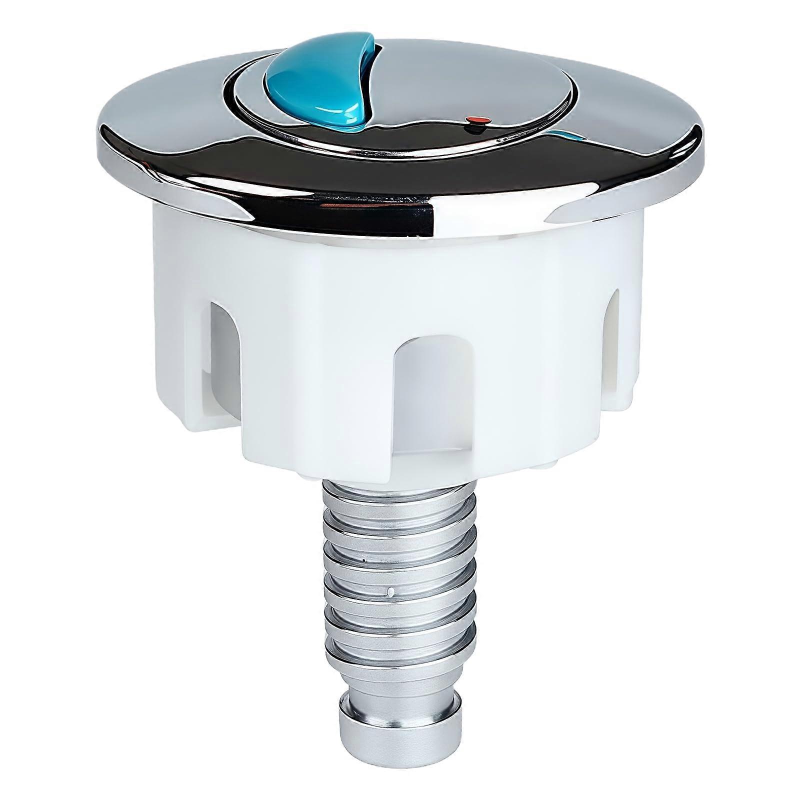 Toilet Button Replacement Tool Easy Mounting ABS Construction Fast Response Universal Bathroom Flush Button Upgrade