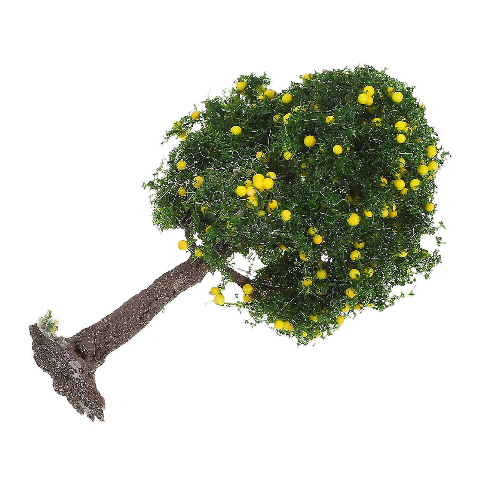 Miniature Tree for Landscape Decoration Green Model Train Accessory