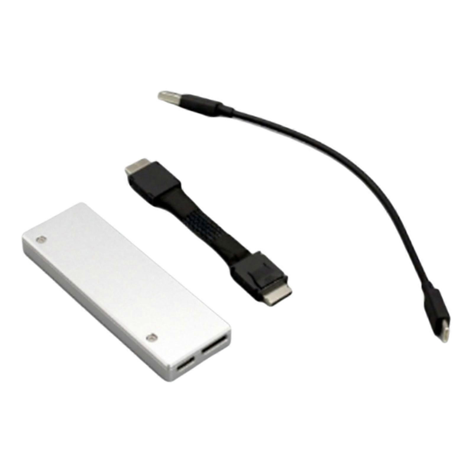 PCIE4.0 X4 Oculink Hard Drives Enclosure for Fast Data Transfer Easy Installation External Hard Drives Enclosure Case Multicolor