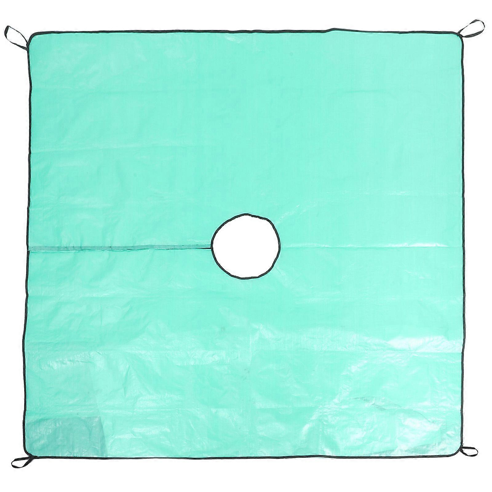 حديقة شجرة تقليم قماش القنب للماء ساحة قماش القنب مع ثقب مركزي 30 سم لتقليم الأشجار أعمال الحديقة وجمع الأوراق قماش القنب المناظر الطبيعية الثقيلة (200x2