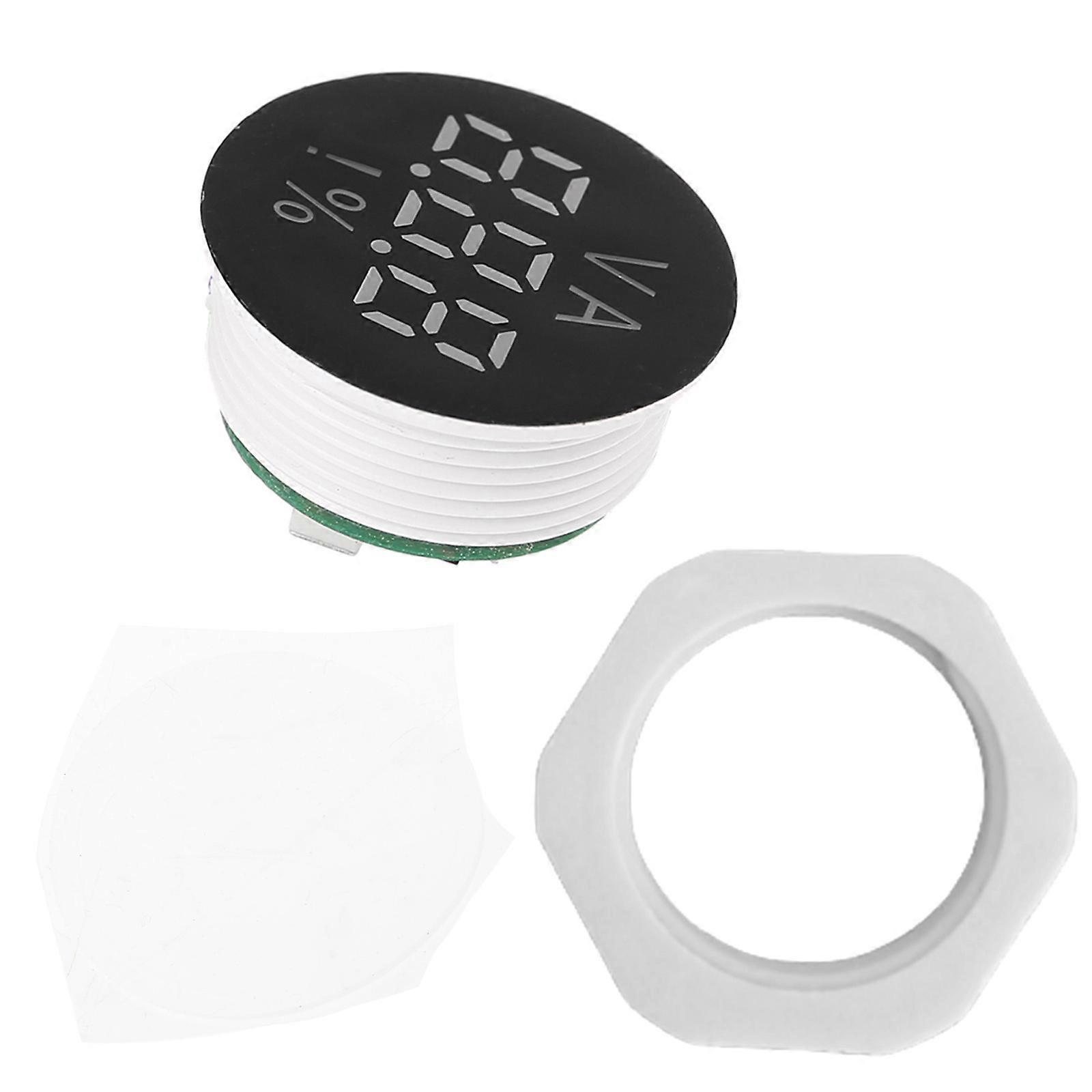 DC 0-150V 12V/24V/60V/96V Volt Battery Meter Voltage Tester Small Digital Voltmeter Blue Digits Display Portable Met  Blue Other