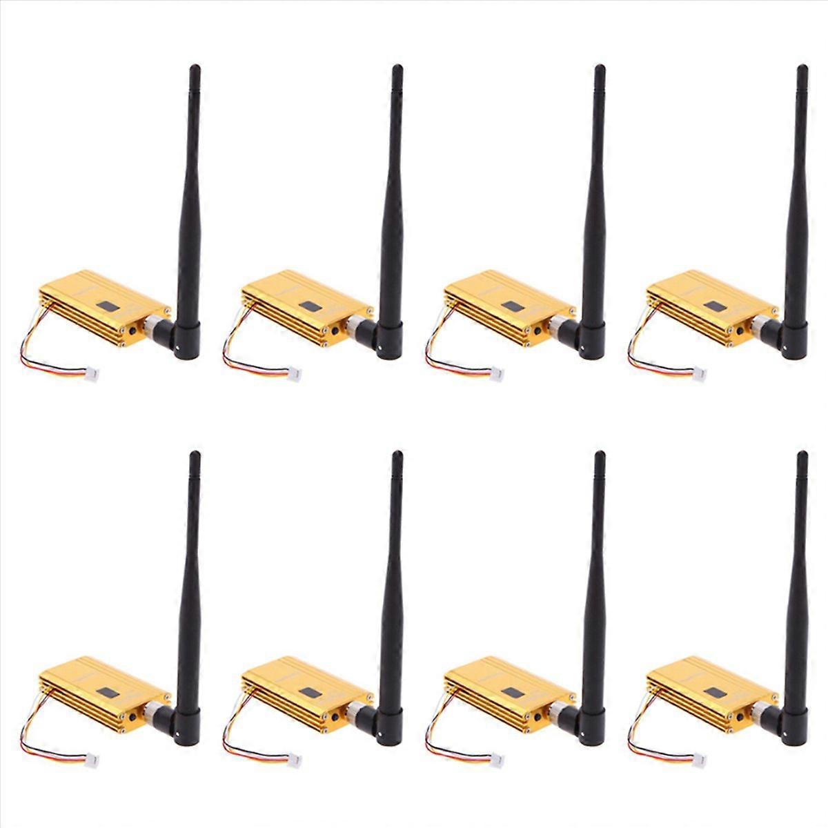 8X FPV 1.2Ghz 1.2G 8CH 1500Mw Wireless AV Sender TV Audio Video Transmitter Receiver Combo for QAV25