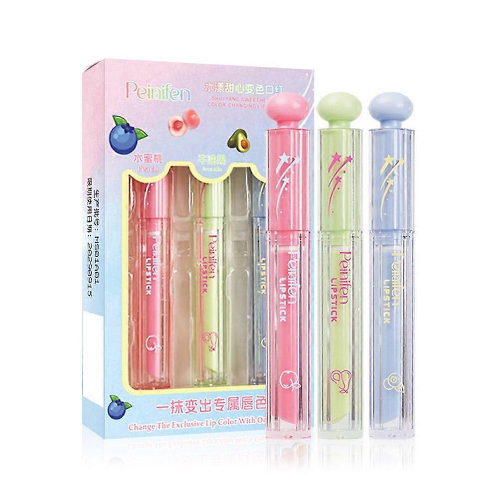 Fruit Flavored Color Changing Lipstick Long Lasting Moisturizing Lipstick